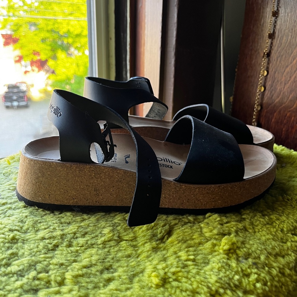 Stylish Black Sandals by Papillio/Birkenstock